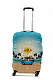 Чохол для валізи Coverbag мінівен M різнобарвний
