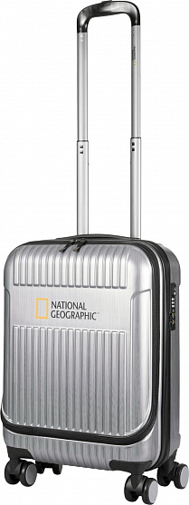 Валіза з відділенням для ноутбука National Geographic Transit N115HA.18;23 сріблястий
