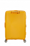 Валіза American Tourister Soundbox із поліпропілену на 4-х колесах 32G*51001 блакитна (маленька)