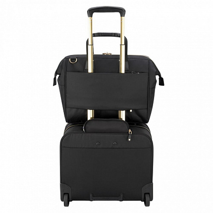 Дорожня сумка без коліс з відділенням для ноутбука до 14" Delsey Montrouge 2018160 Black (мала)