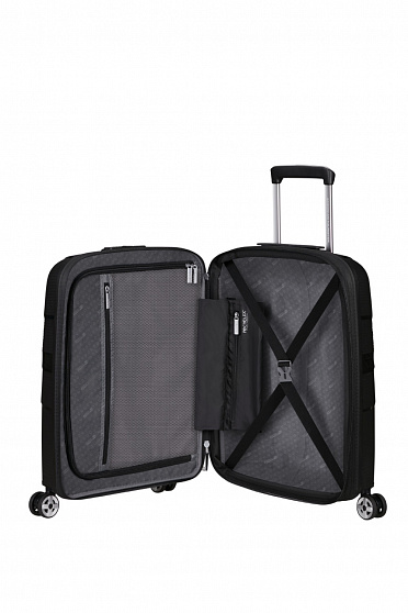 Валіза American Tourister Starvibe MD5*09002 маленька чорна з розширенням