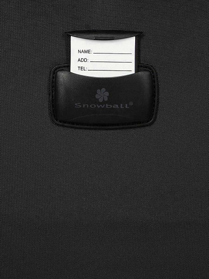 Тканинна валіза Snowball 87303 велика чорна