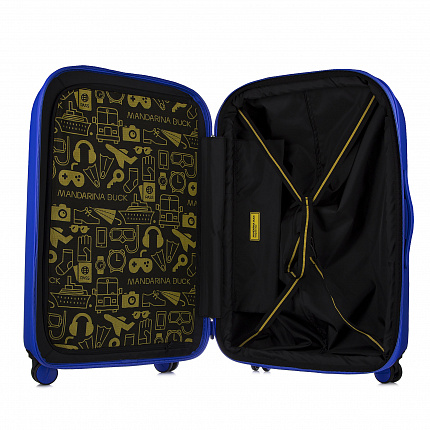 ВАЛІЗА MANDARINA DUCK LOGODUCKP1 0SZV32 темно-синій СЕРЕДНЯ