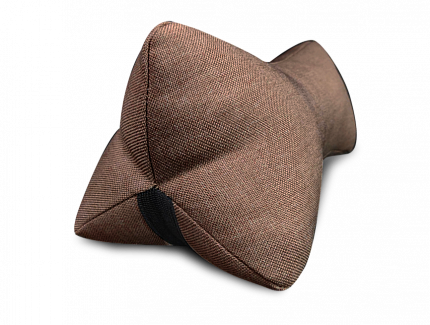 Подушка Кісточка для шиї коричнева Coverbag