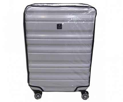 Чохол для валізи Coverbag вініл M прозорий