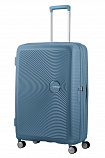 Валіза American Tourister Soundbox із поліпропілену на 4-х колесах 32G*41003 синя (велика)