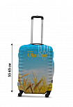 Чохол для валізи Coverbag Україна нова M принт 0429