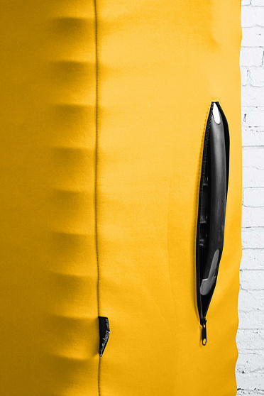 Чохол на валізу Coverbag дайвінг S жовтий