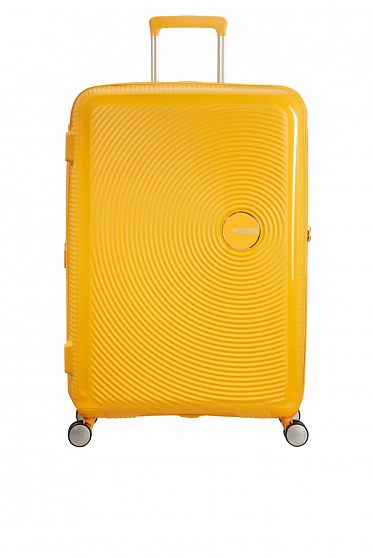 Валіза American Tourister Soundbox із поліпропілену на 4-х колесах 32G*003 Golden Yellow (велика)