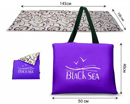 Сумка-килимок NEW Coverbag XL фіолетовий