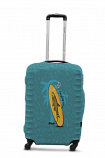 Чохол для валізи Coverbag серфінг M різнобарвний
