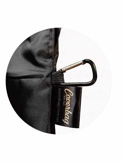 Набір Premium подушка Coverbag для подорожей чорний + маска для сну
