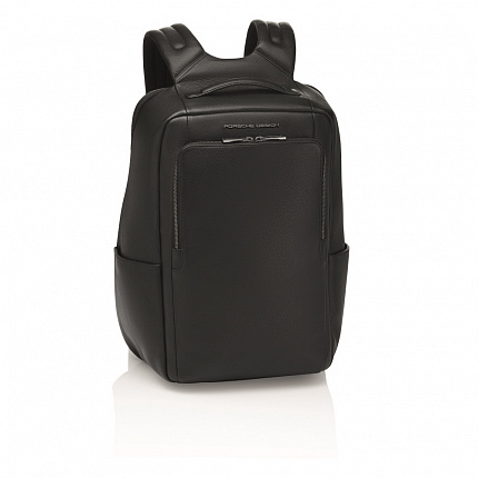 Рюкзак з відділенням для ноутбука до 15" Porsche Design Roadster Leather Backpack M OLE01601 чорний