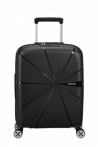 Валіза American Tourister Starvibe MD5*09002 маленька чорна з розширенням