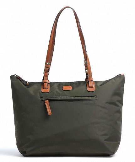 Жіноча текстильна повсякденна сумка Bric's X-Bag BXG45070.078 оливка