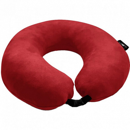 Подушка Coverbag для подорожей червона. маска для сну