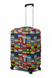 Чохол для валізи Coverbag неопрен L прапори