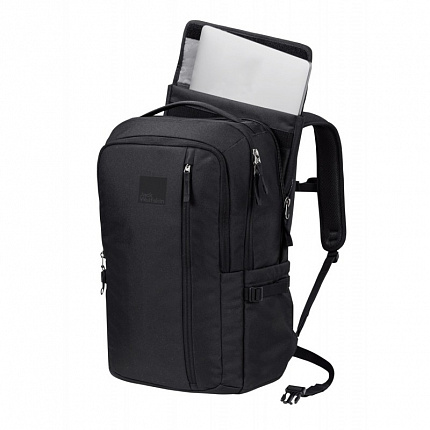 Рюкзак для ноутбука 15 дюймів Jack Wolfskin JACK.POT DE LUXE (2010542_6000) чорний