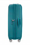 Валіза American Tourister Soundbox із поліпропілену на 4-х колесах 32G*61003 блакитно-зелена (велика)