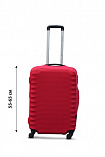Чохол для валізи Coverbag дайвінг M червоний