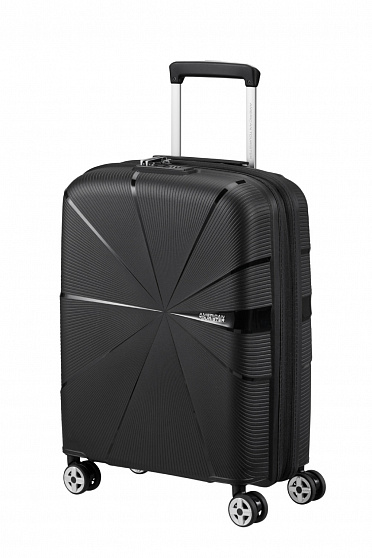 Валіза American Tourister Starvibe MD5*09002 маленька чорна з розширенням