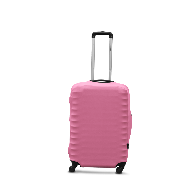 Чохол для валізи Coverbag дайвінг L ніжно-рожевий