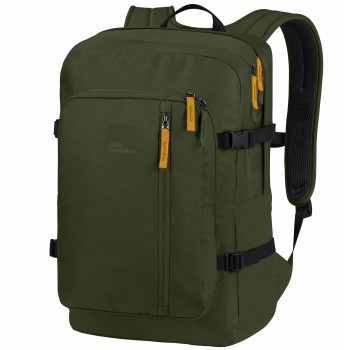 Рюкзак для ноутбука 14 дюймів JACK WOLFSKIN BERKELEY DE LUXE (2530003_4129) зелений