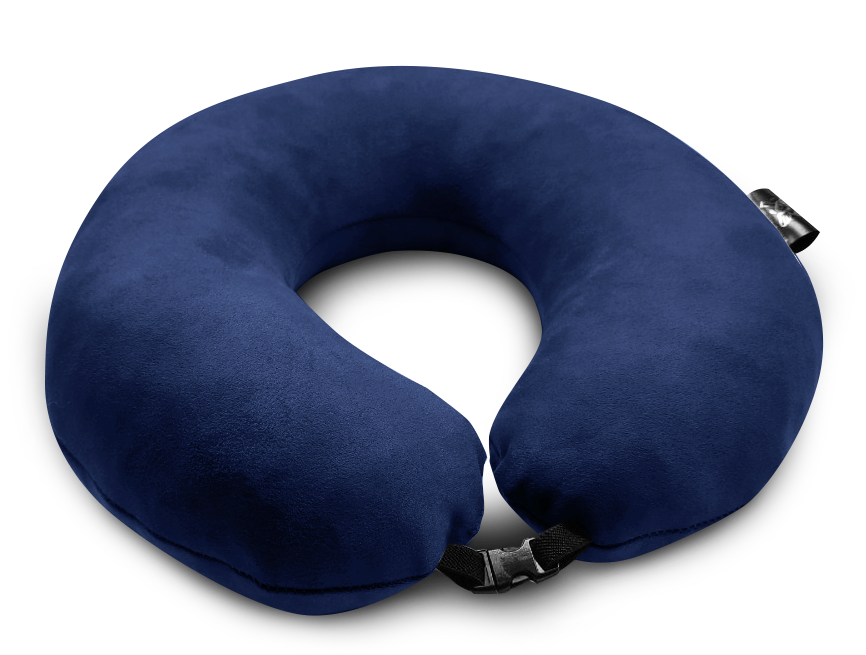 Подушка Coverbag для подорожей синя