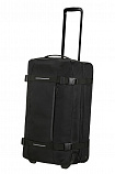Дорожня сумка на колесах American Tourister URBAN TRACK BLACK/ORANGE MD1*39102 чорна з помаранчевим