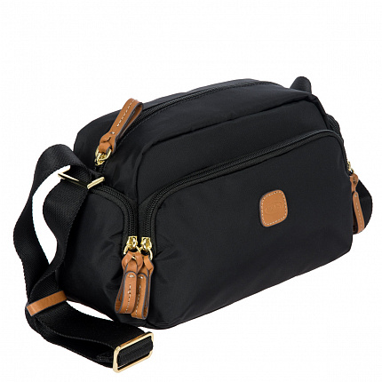 Жіноча текстильна повсякденна сумка Bric's X-Bag BXG45057.101 чорна