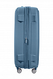 Валіза American Tourister Soundbox із поліпропілену на 4-х колесах 32G*61002 блакитно-середня (середня)