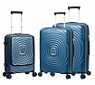 Комплект валіз Snowball 35203 (блакитний)