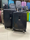 Комплект валіз Airtex 241 з розширенням чорний